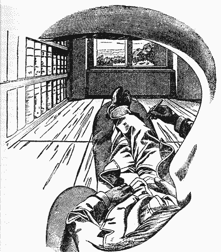 Ernst Mach "Reclining"